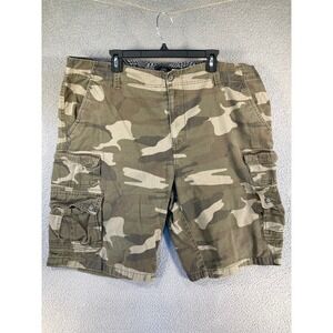 OP‎ Shorts Men's 42 Camo Cargo 11 inch Inseam Gorpcore Hiking Utility Outdoors